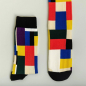 Preview: Socken Kunstwerke - van Doesburg "Peinture pure – reine Farbe"